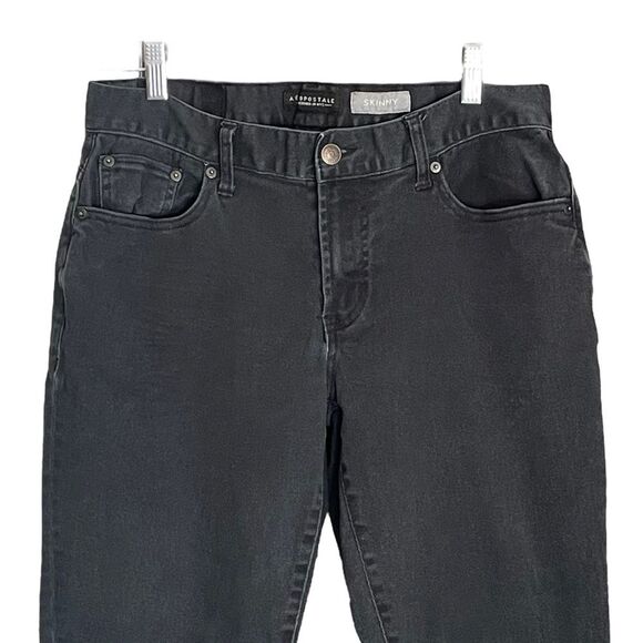 Aeropostale Dark Green Skinny Jeans, size 31/32 - Picture 3 of 13